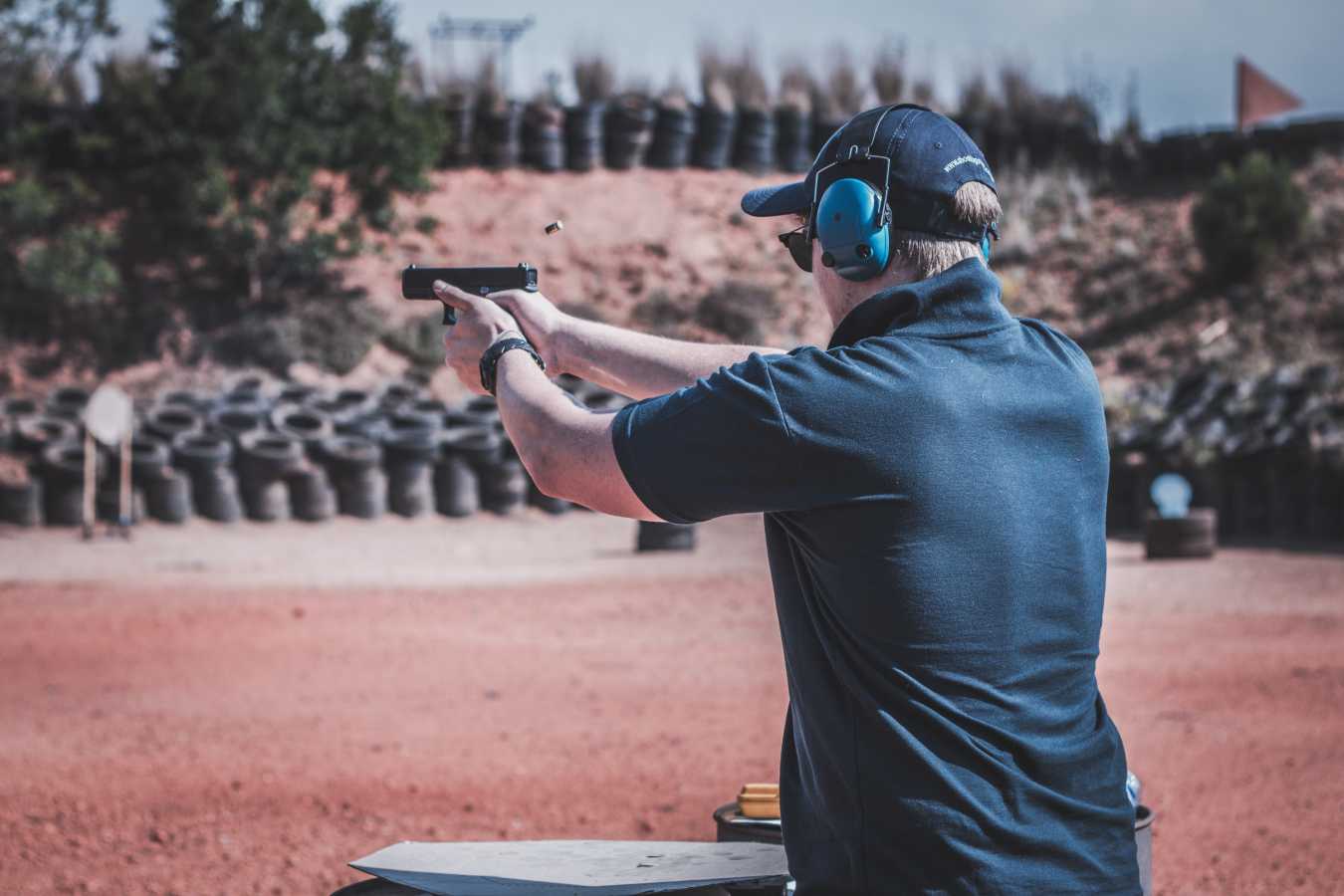 gun range action shot ppc for online gun shops